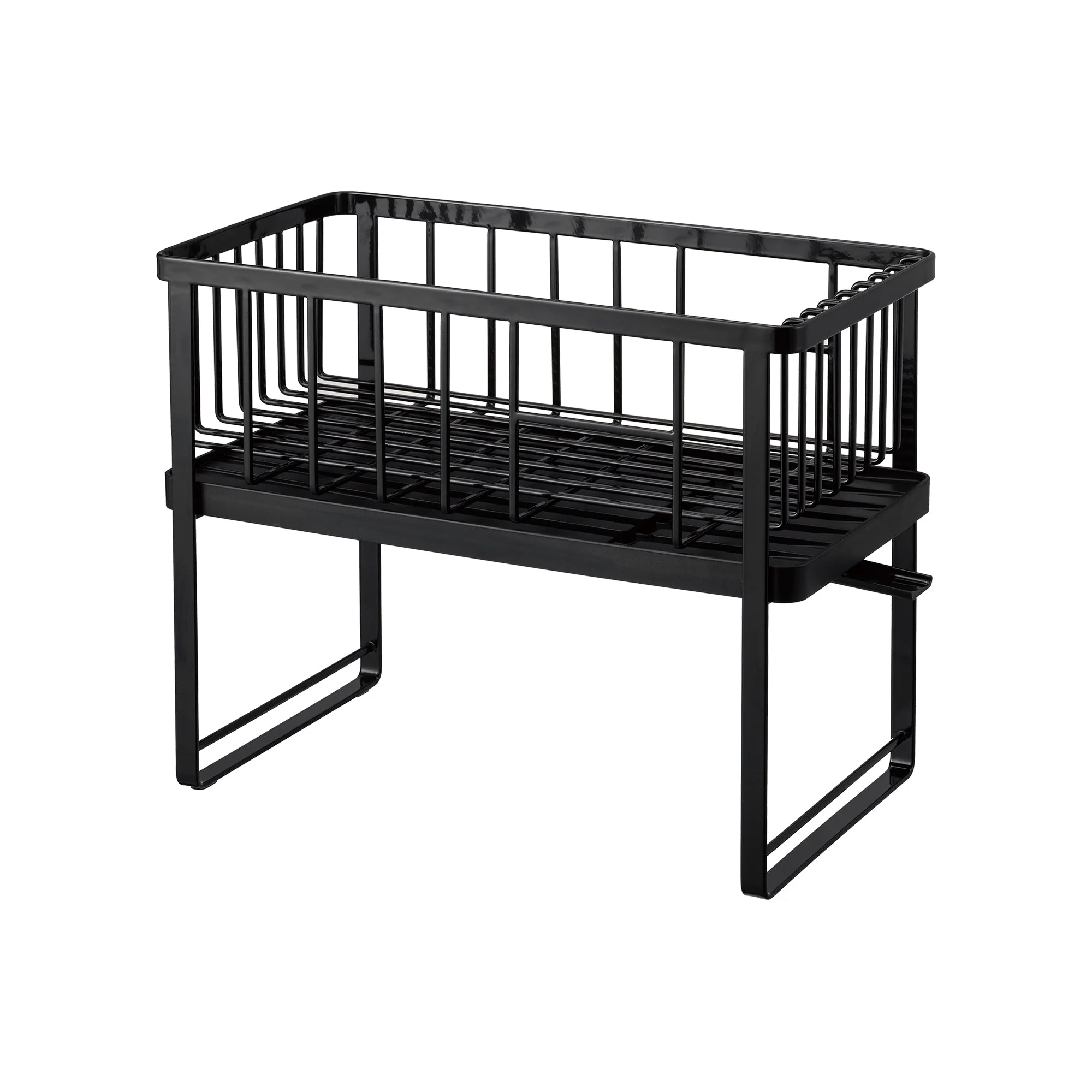 Two-Tier Wire Dish Rack - Steel