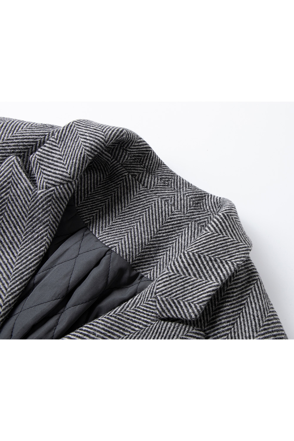 Wool blend trench coat