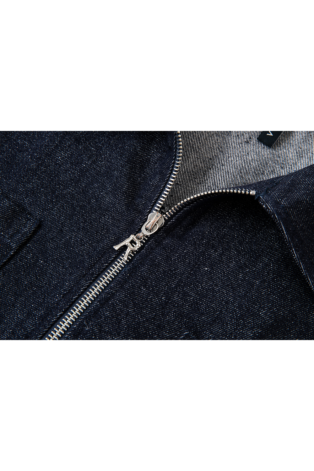 Washed Denim Jacket with Youthful Straight Cut