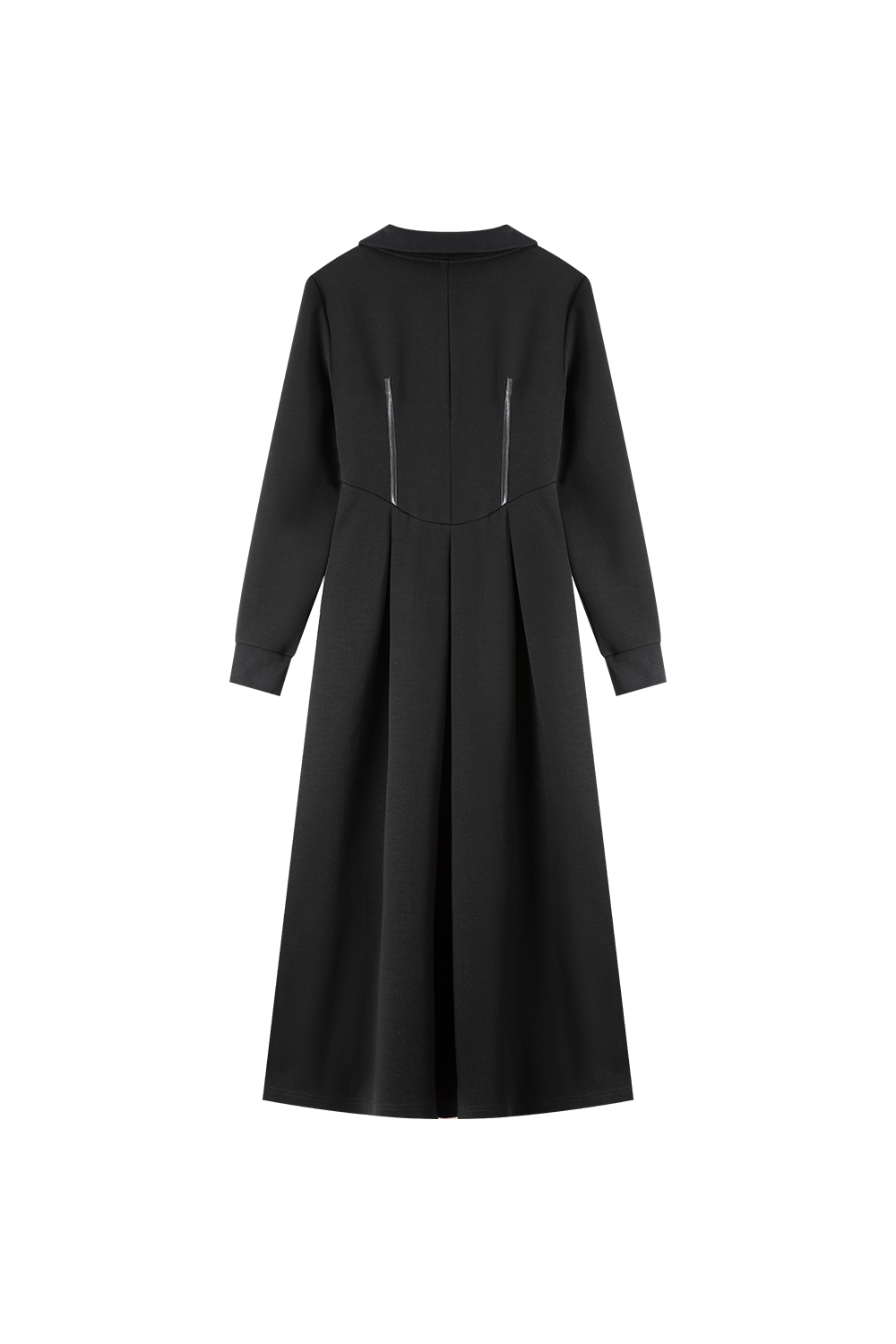 Fashion Stand-Collar Silhouette Dress