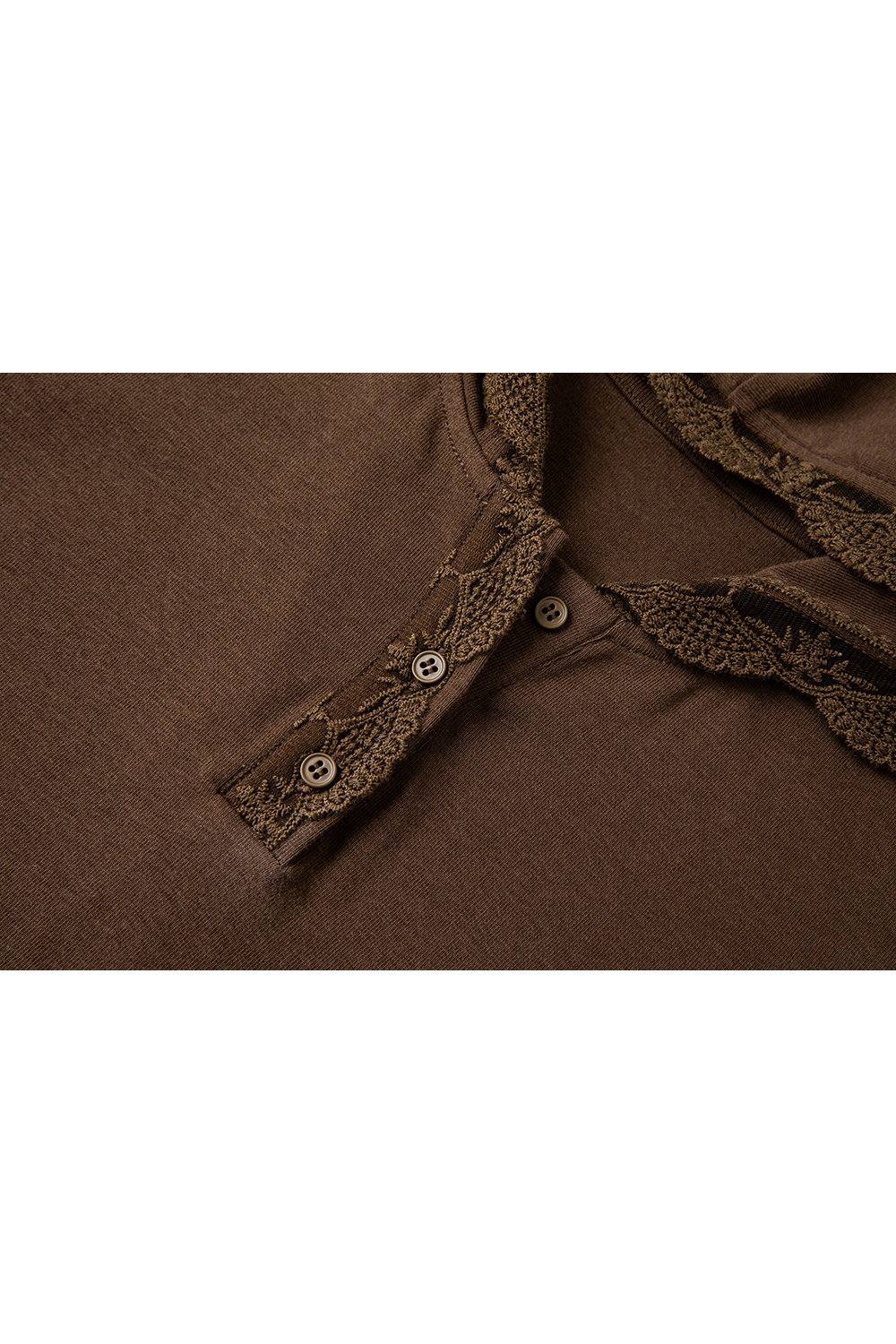 Lace-Trimmed Hooded Fit-and-Flare Dress