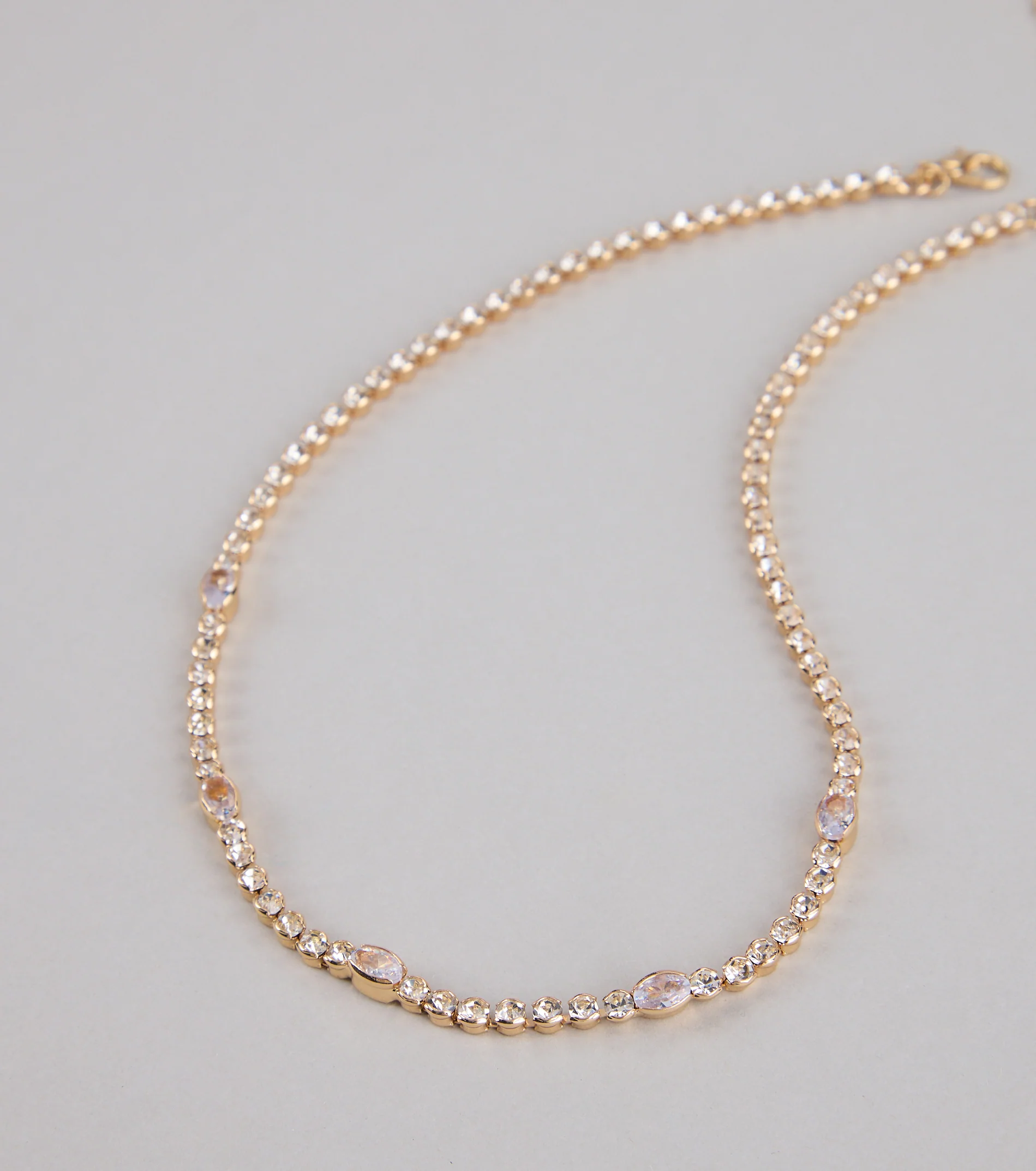 Extra Glow Rhinestone Necklace