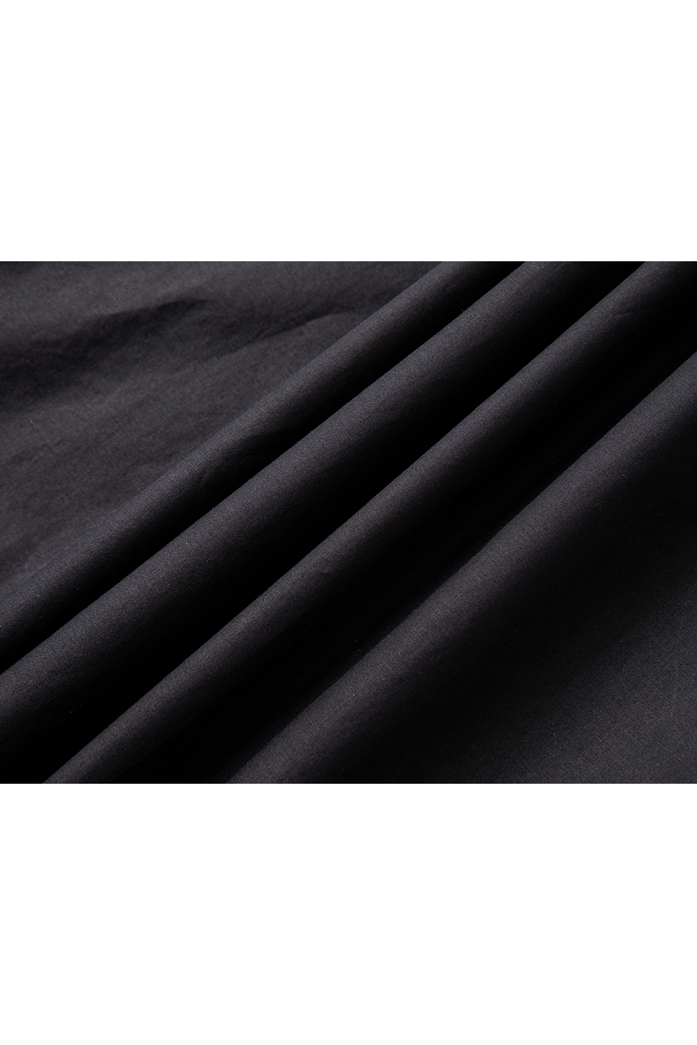 Asymmetric Hem Black Shift Dress