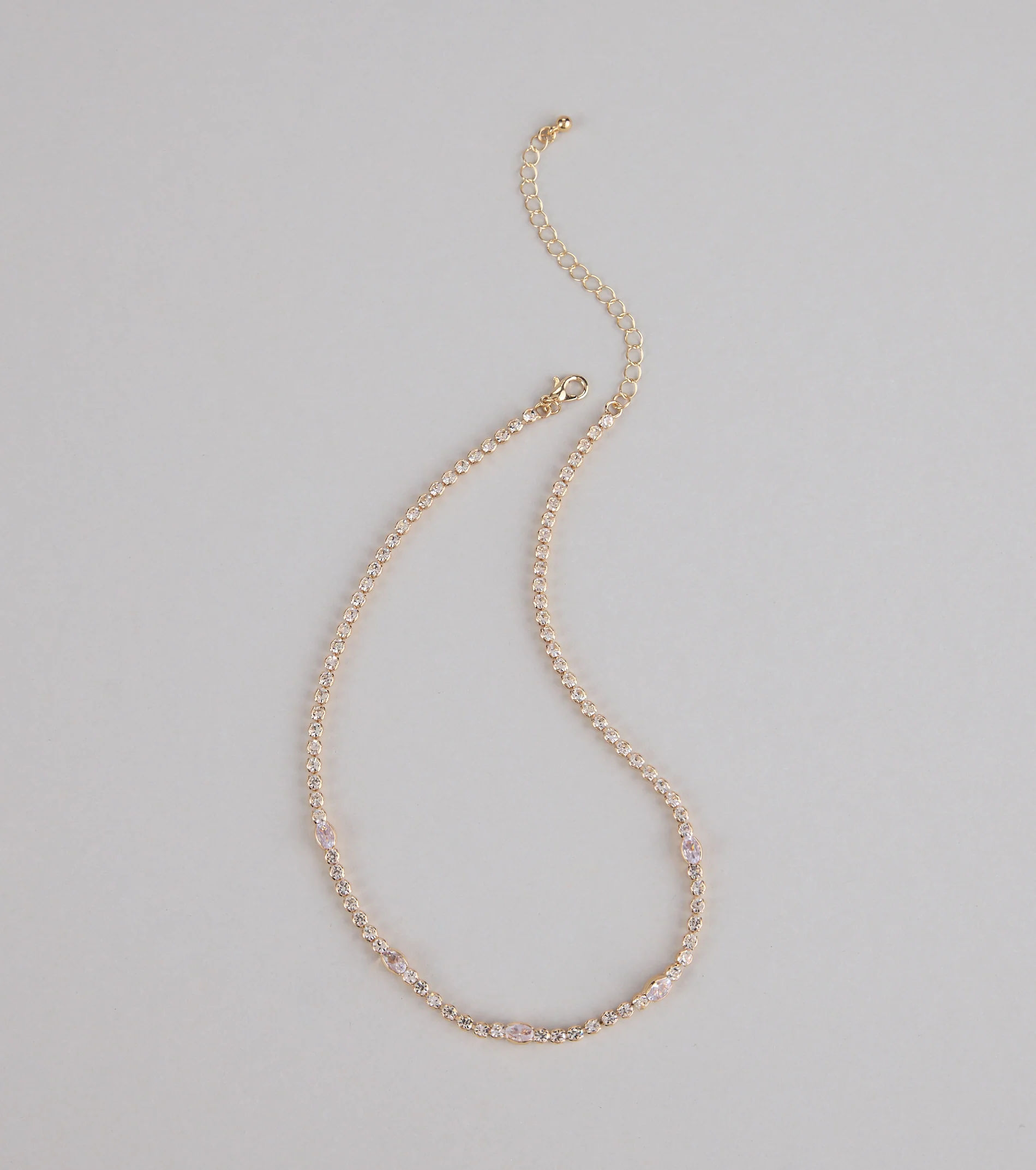 Extra Glow Rhinestone Necklace