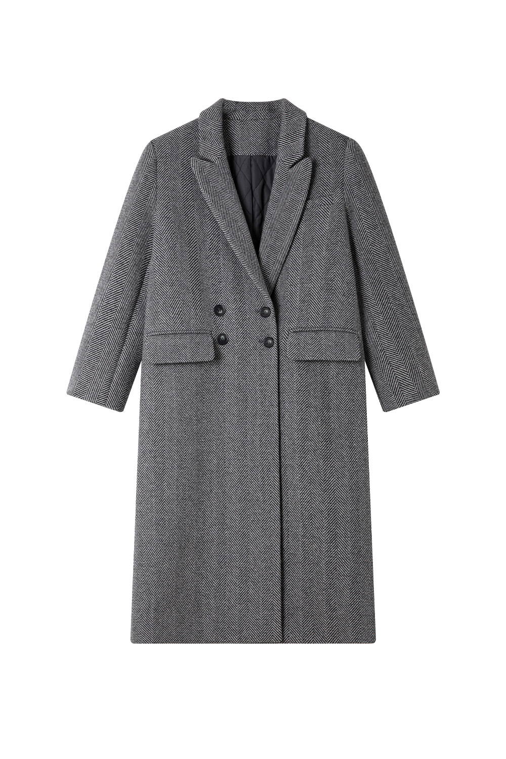 Wool blend trench coat