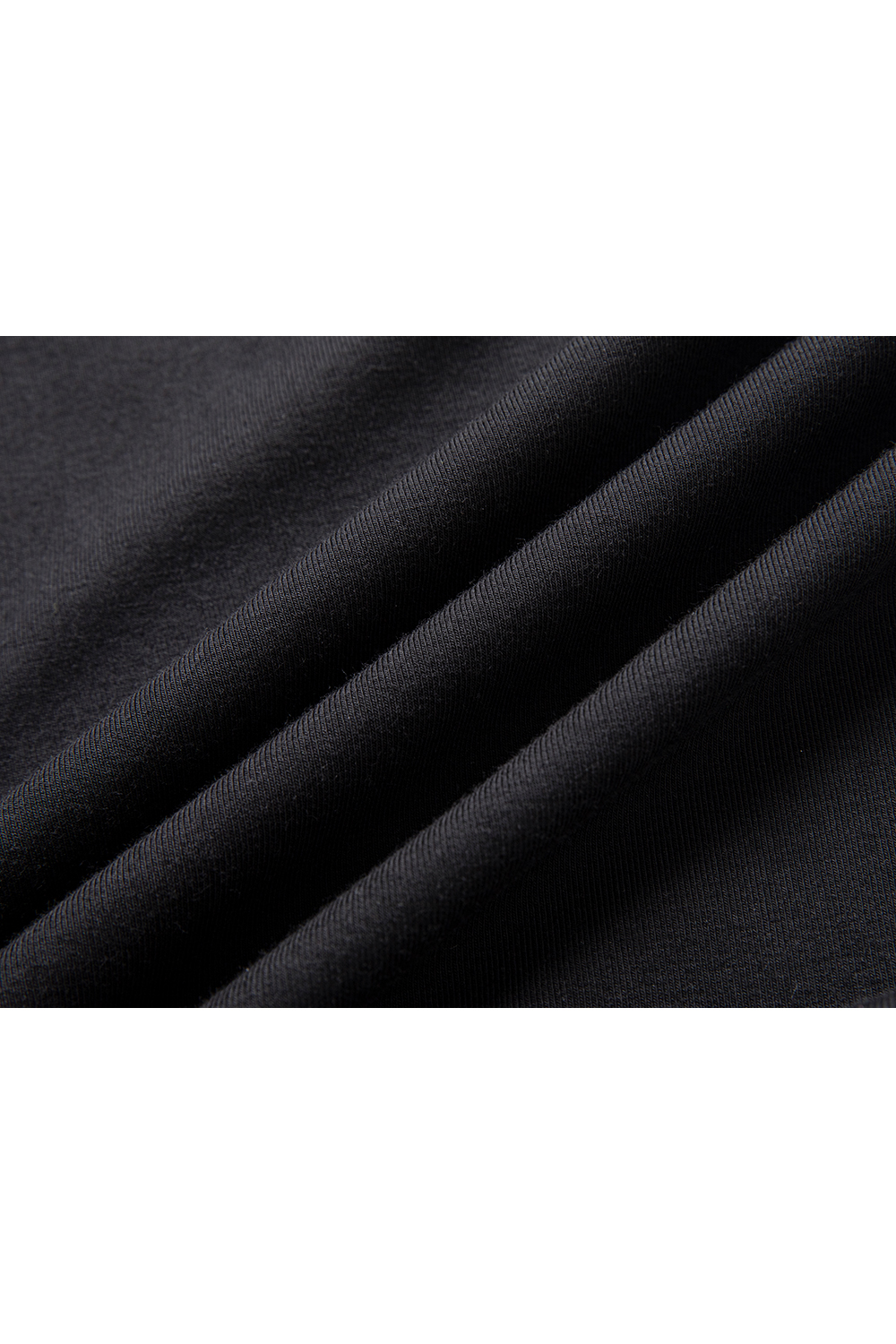 Asymmetric Hem Black Shift Dress