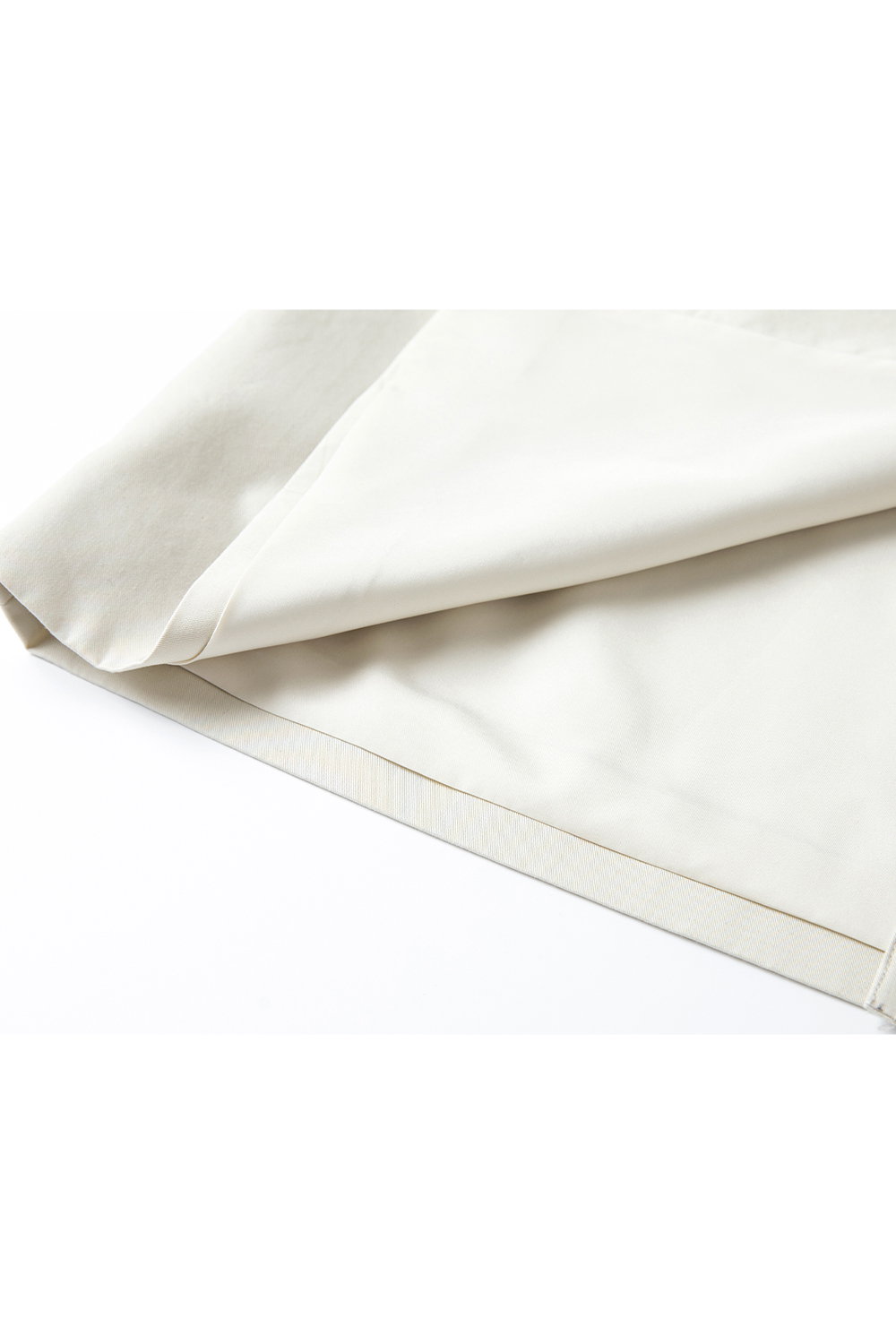 Stand-Up Collar Buttoned Trench Coat