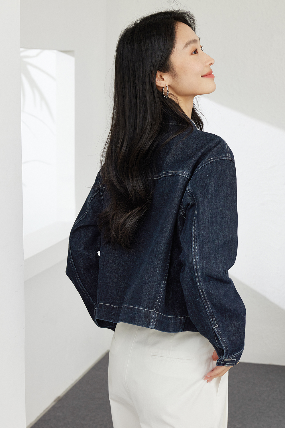 Hong Kong Style Retro Casual Denim Jacket