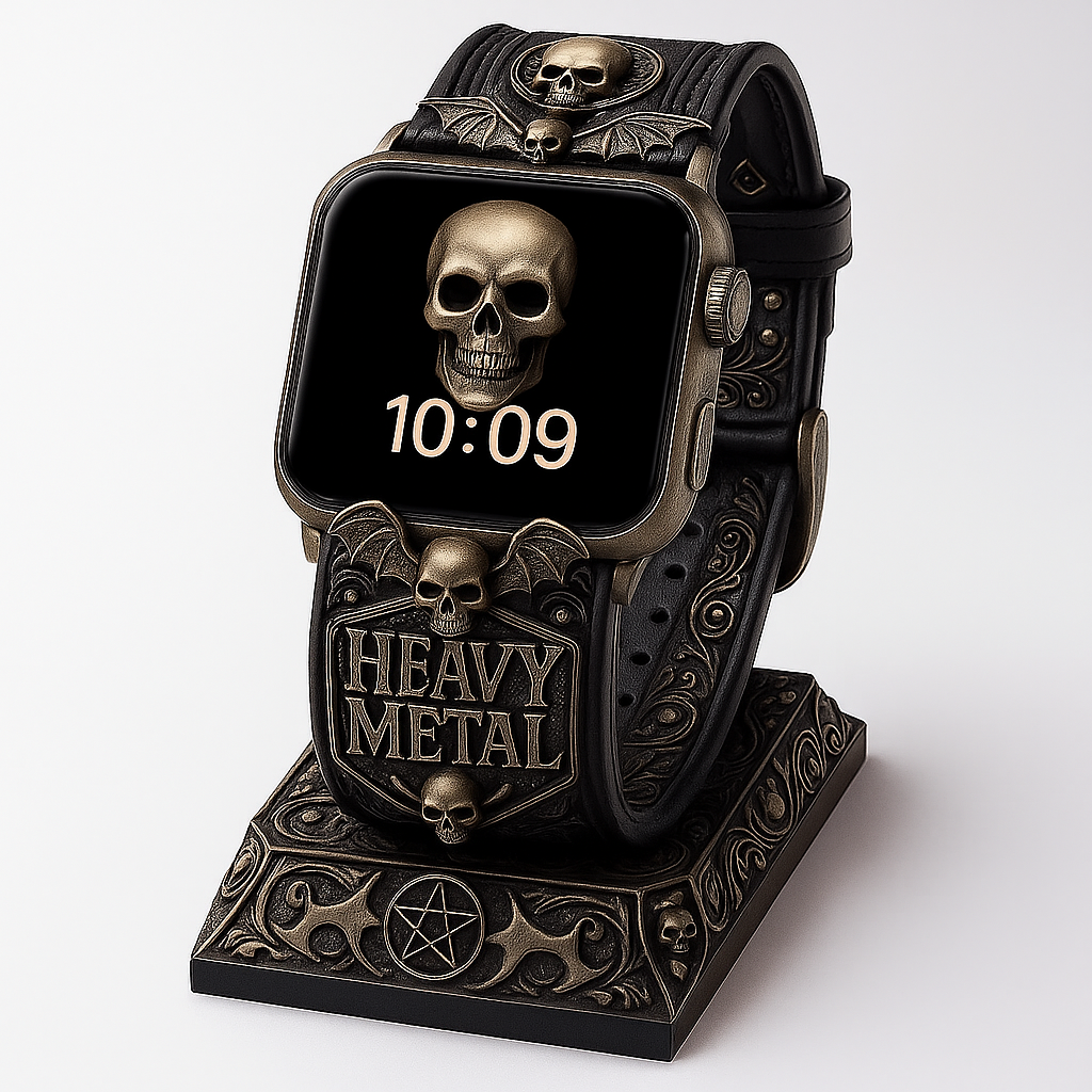 Heavy Metal Themed Apple Watch Band โ€“ Limited Edition