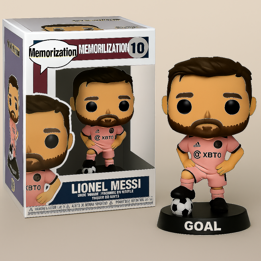 Lionel Messi โ€GOALโ€ โ€“ Memorialization Edition Vinyl Figure