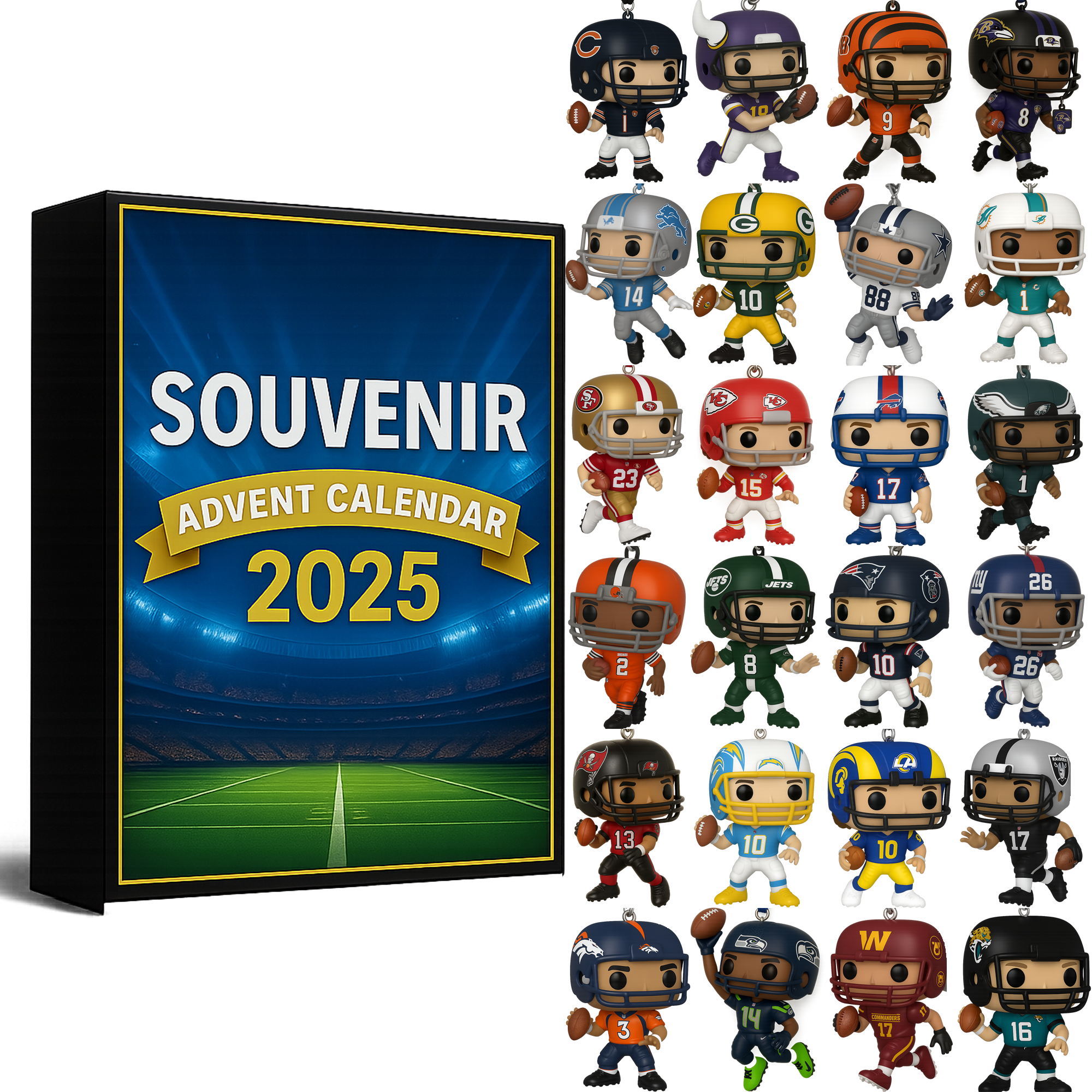 2025 Advent Calendar: Countdown to Christmas with Footballโ€s Biggest Stars
