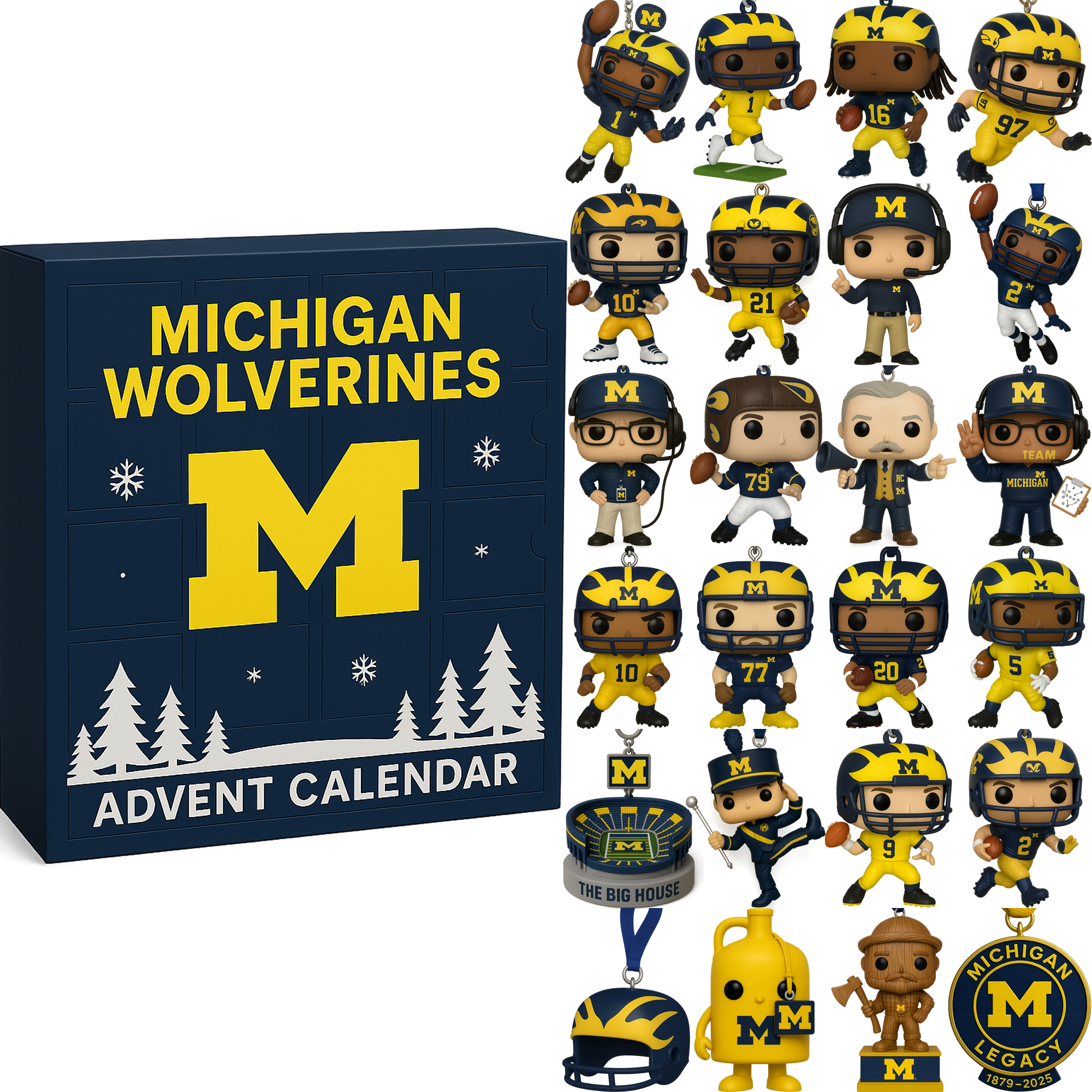 Michigan Wolverines 2025 Advent Calendar โ€“ Go Blue Holiday Edition