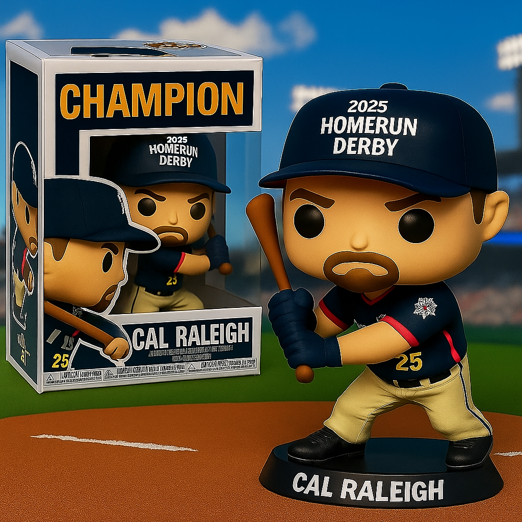Cal Raleigh โ€“ 2025 Home Run Derby Champion Vinyl Figure