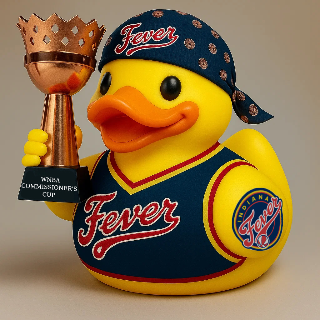 Indiana Fever Champions Rubber Duck