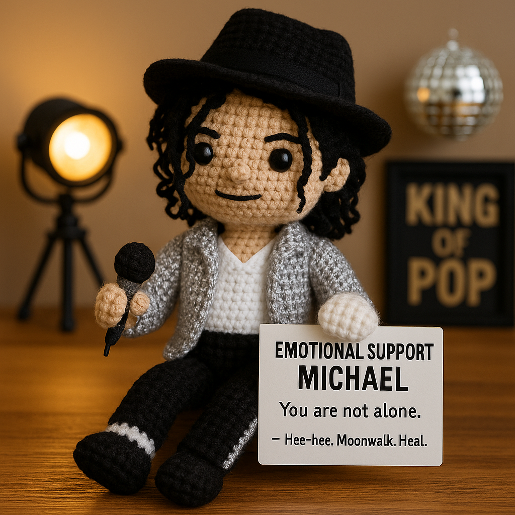 Michael Crocheted Emotional Support Doll