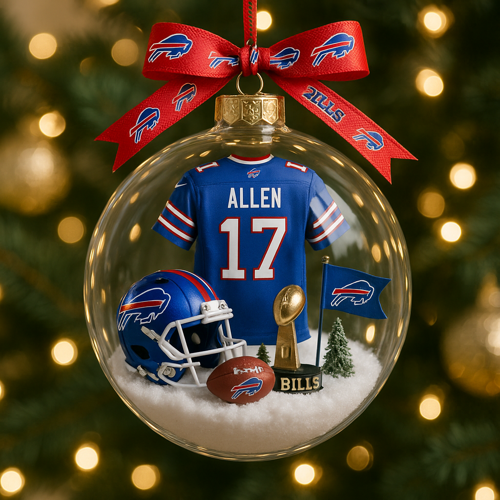 Buffalo Bills Holiday Ornament โ€“ A Tribute to Team Legacy