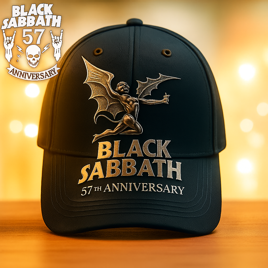 Black Sabbath 57th Anniversary Limited Edition Cap