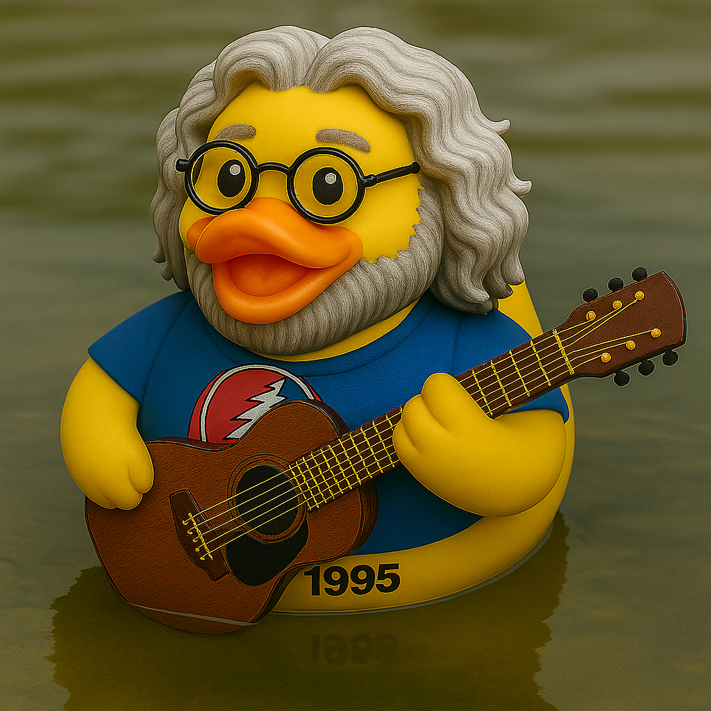 Jerry 1995 Commemorative Rubber Duck โ€“ Acoustic Legend Edition