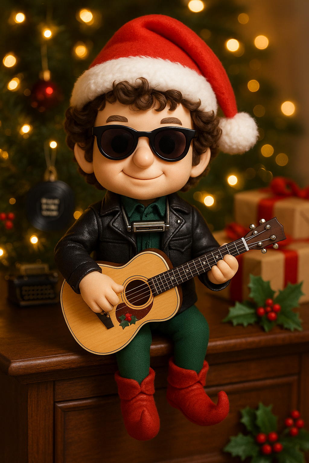๐ Christmas Rocker Collectible Doll โ€“ Holiday Edition ๐ธ