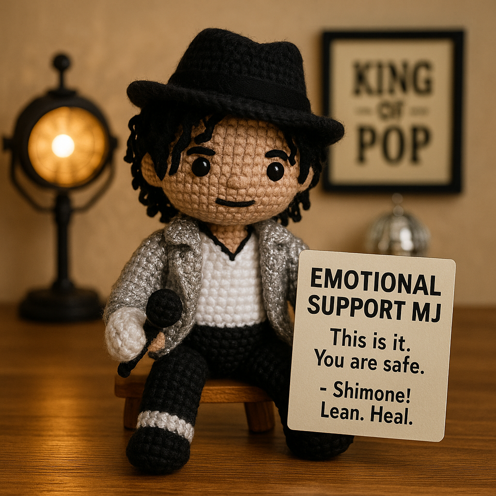 Michael Crocheted Emotional Support Doll