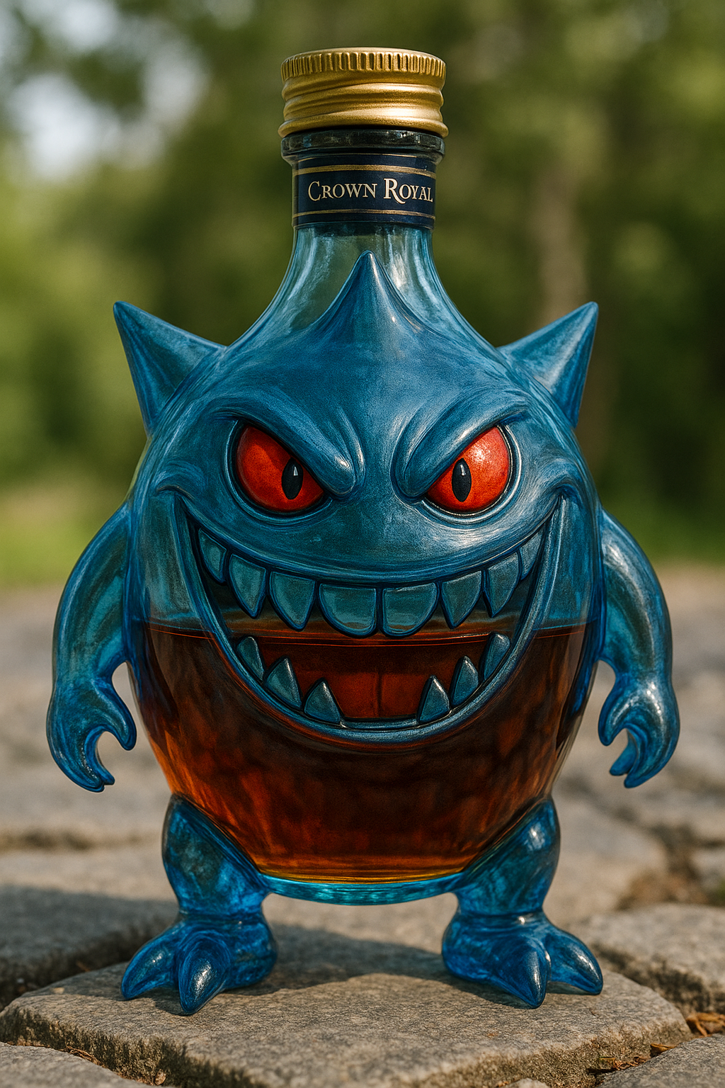 Gengar Whiskey Bottle