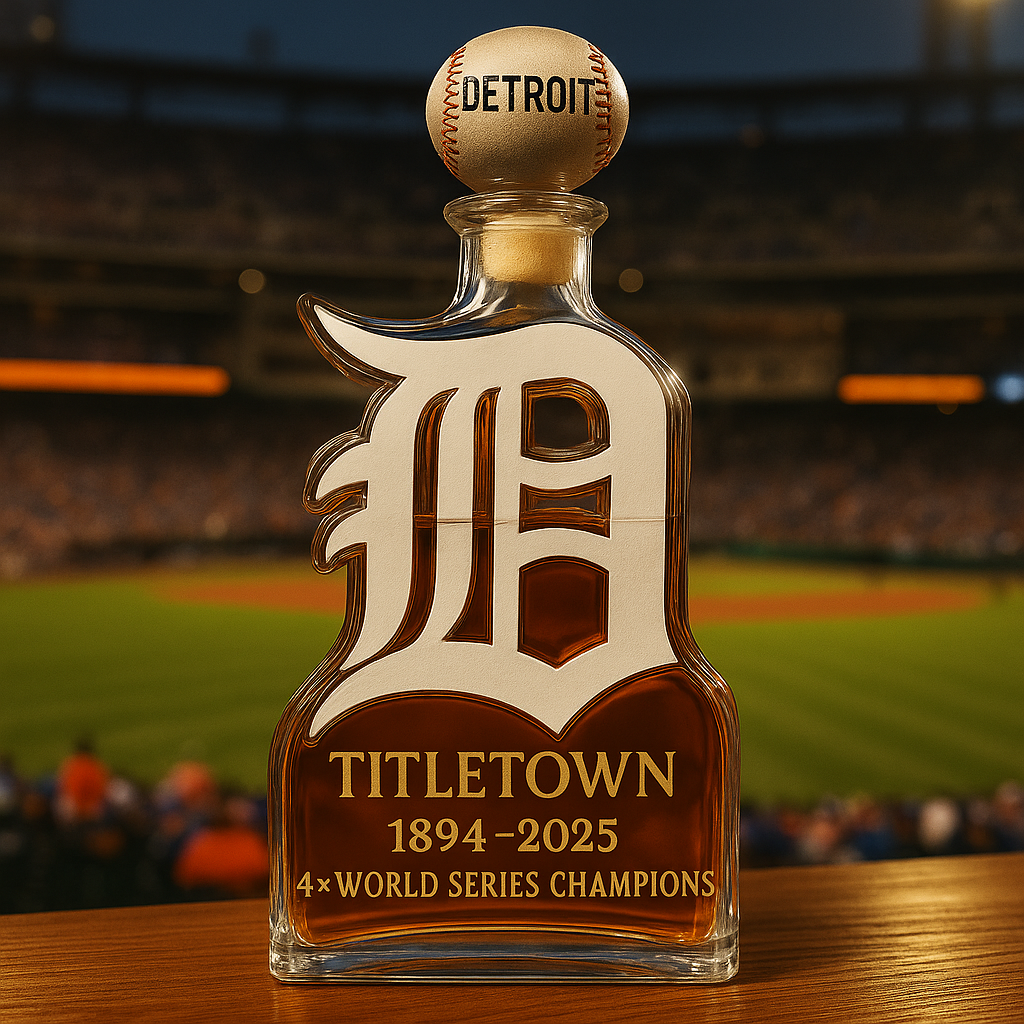 TITLETOWN โ€“ Detroit Tigers Commemorative Bottle