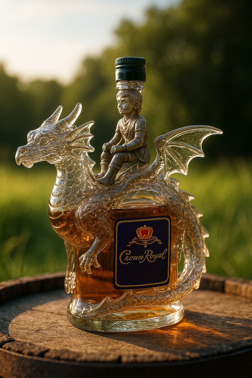 Dragon Rider Whiskey Bottle