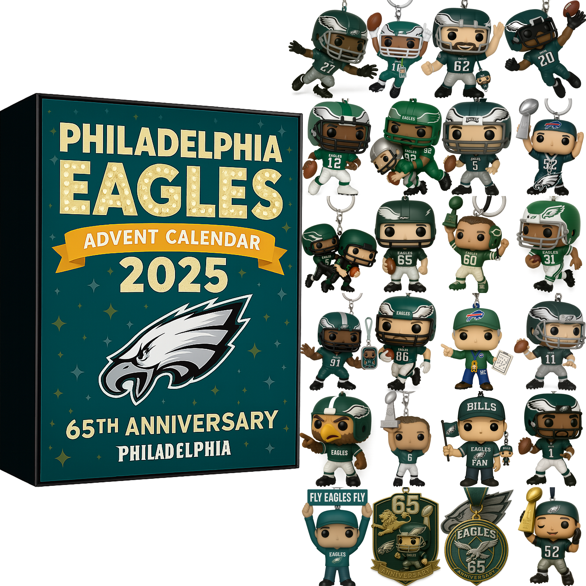 Philadelphia Eagles 2025 Advent Calendar โ€“ 65th Anniversary Edition