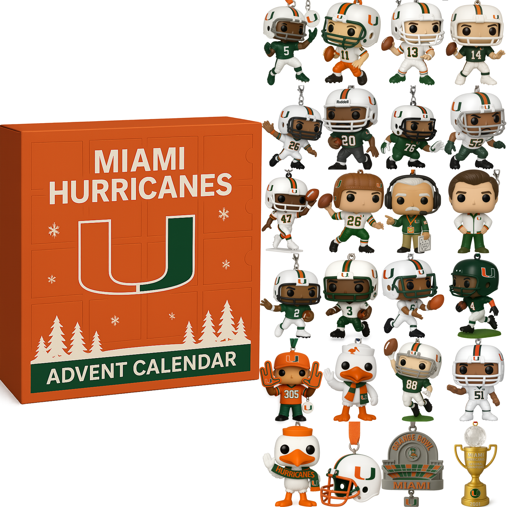 Miami Hurricanes 2025 Advent Calendar โ€“ The U Holiday Edition