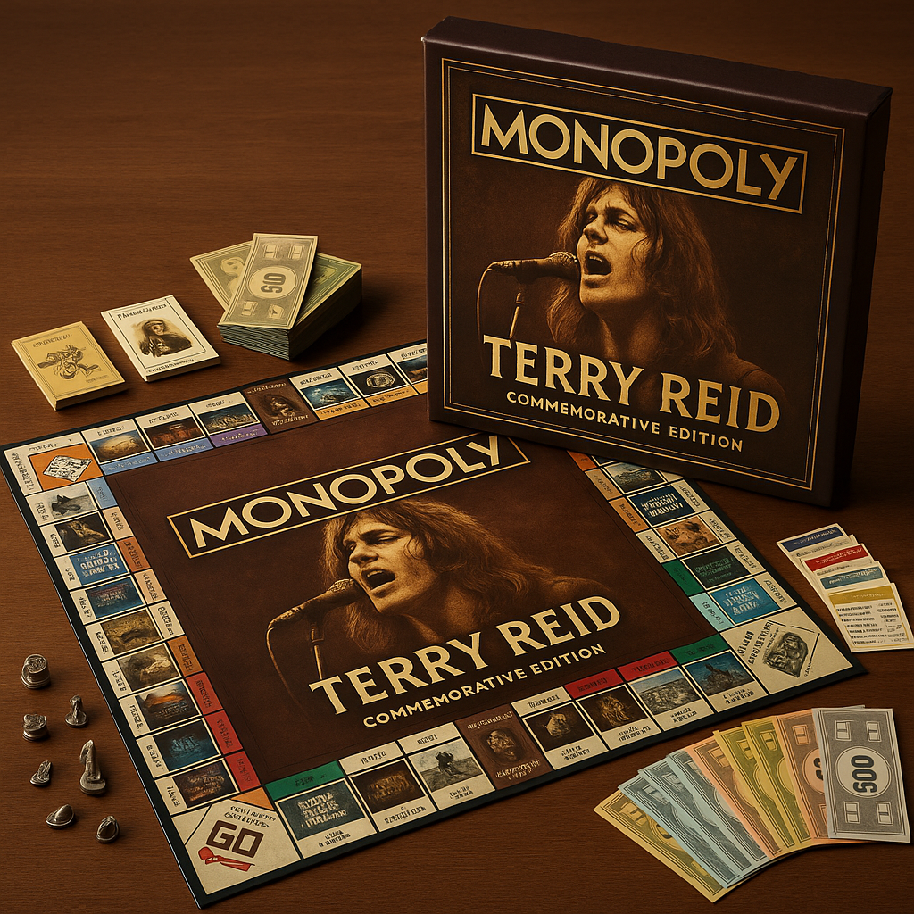 Terry Reid Commemorative Edition Monopoly