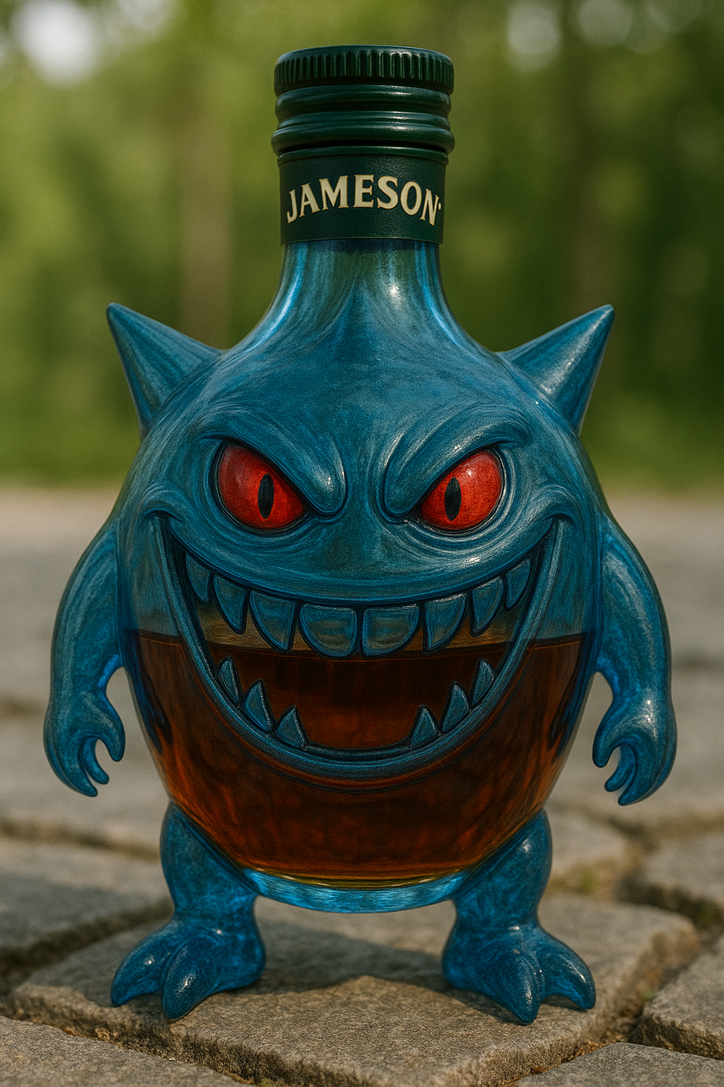 Gengar Whiskey Bottle