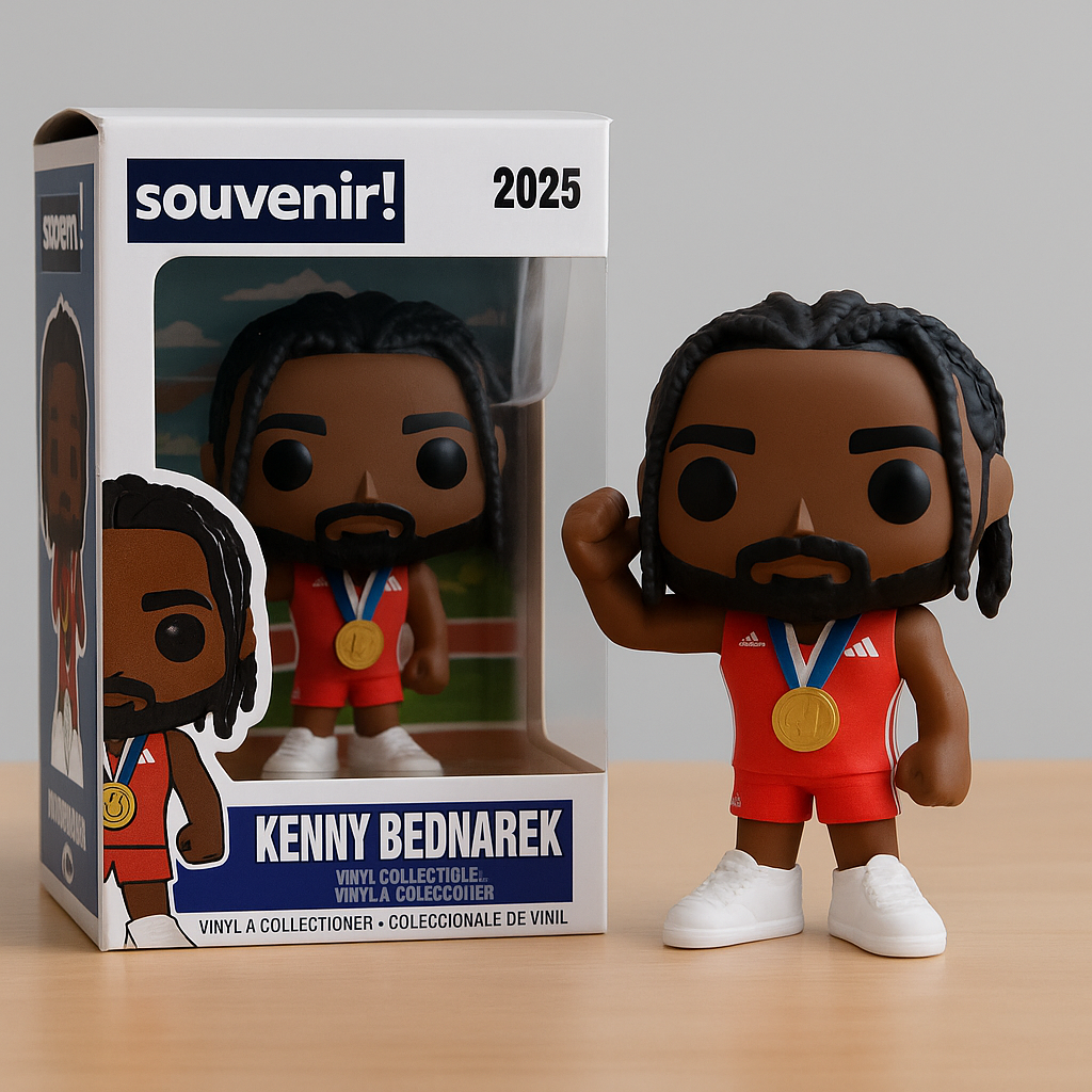 Kenny Bednarek โ€“ 2025 USATF National Championships 200m Champion POP! Figure