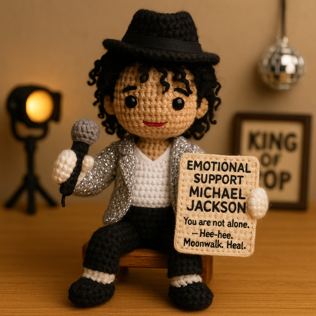 Michael Crocheted Emotional Support Doll