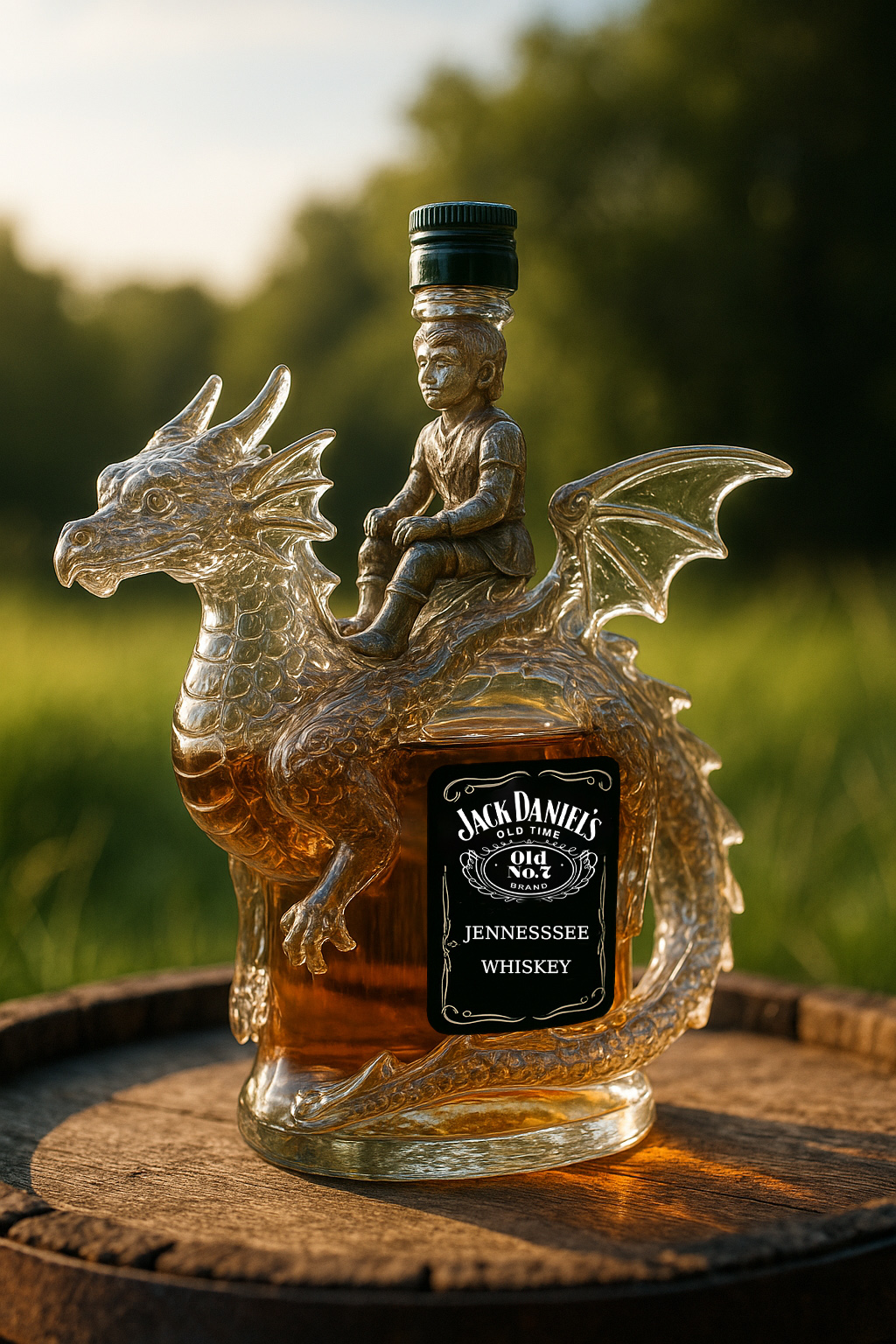 Dragon Rider Whiskey Bottle