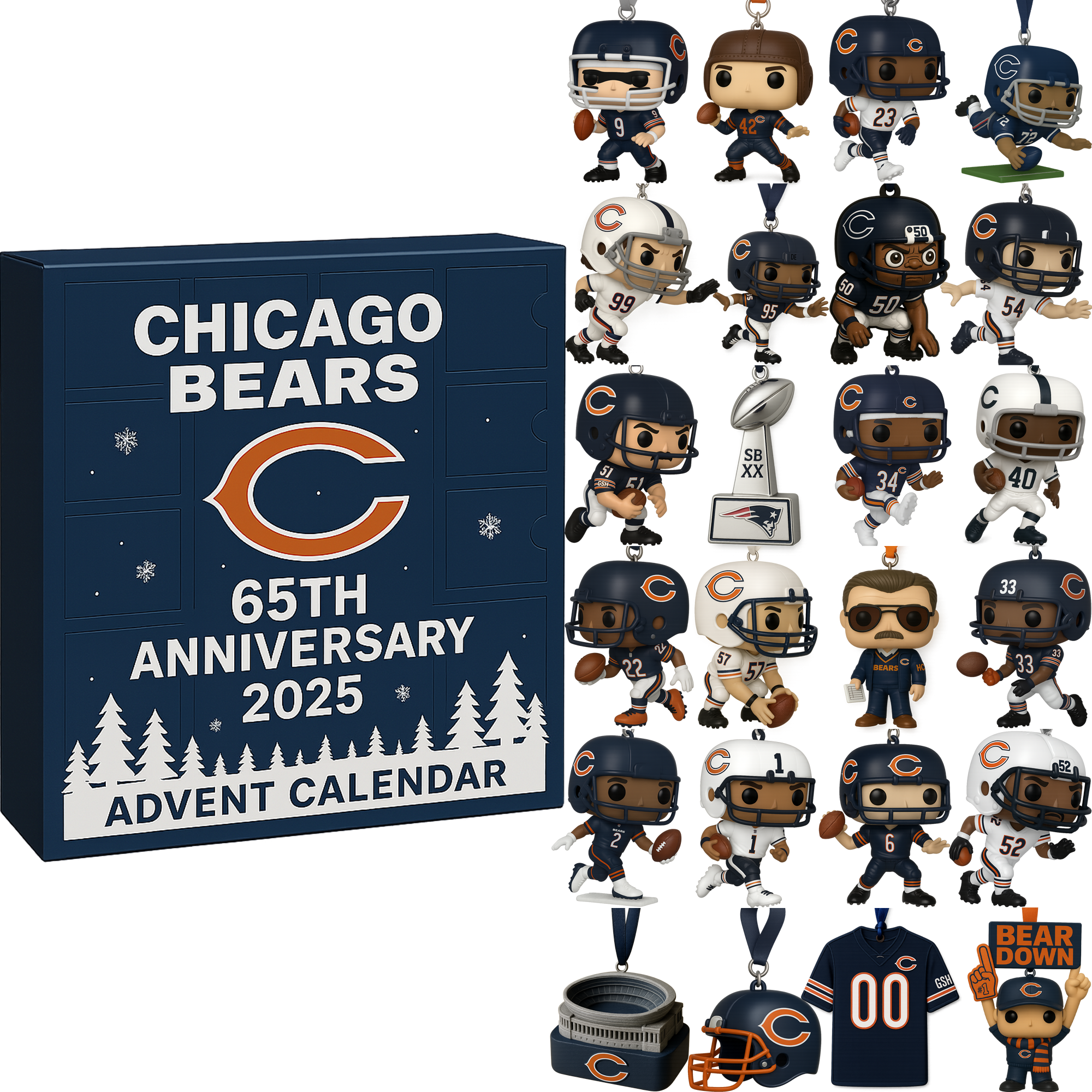 Chicago Bears 2025 Advent Calendar โ€“ 65th Anniversary Edition