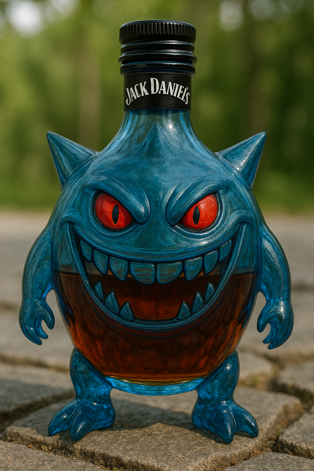 Gengar Whiskey Bottle