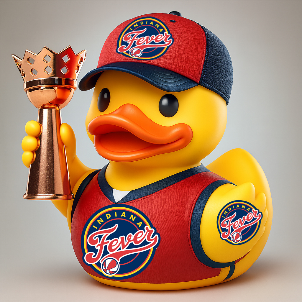 Indiana Fever Champions Rubber Duck