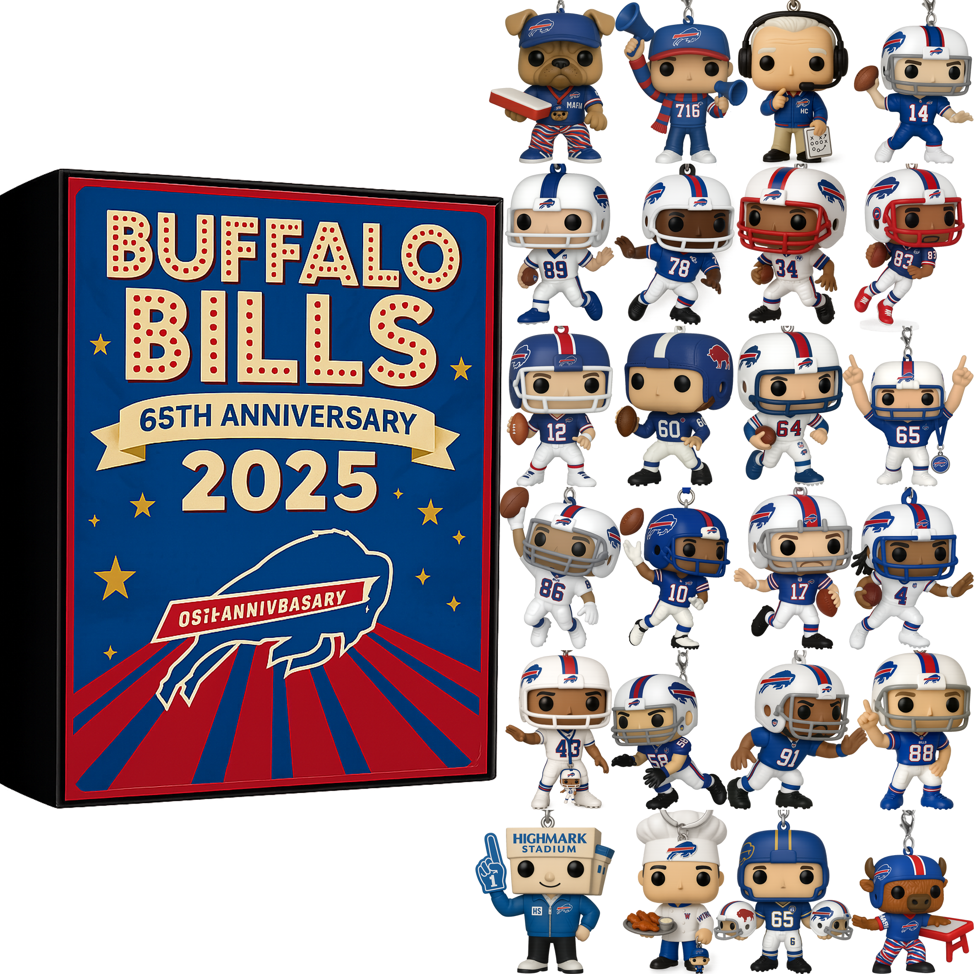 Buffalo Bills 2025 Advent Calendar โ€“ 65th Anniversary Edition