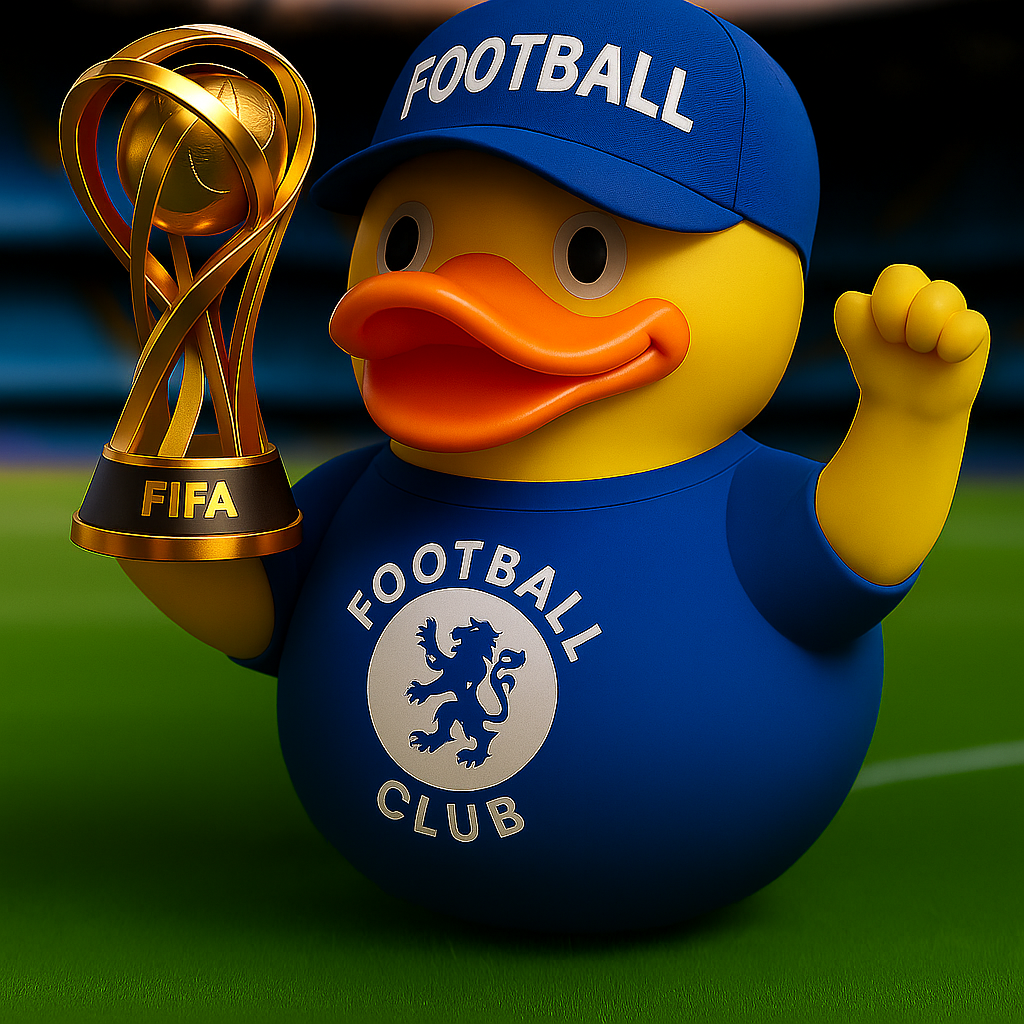 Chelsea FC FIFA World Cup Champions Rubber Duck