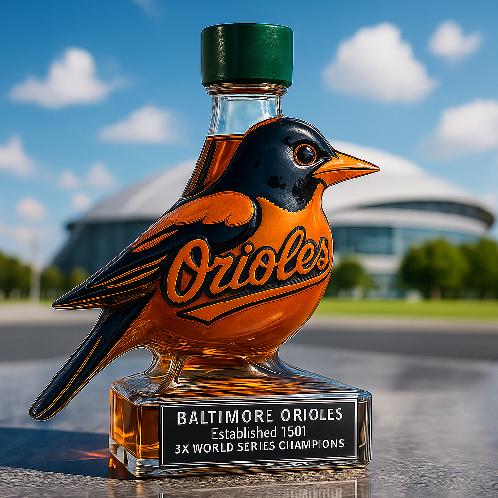 Baltimore Orioles Commemorative Whiskey Bottle
