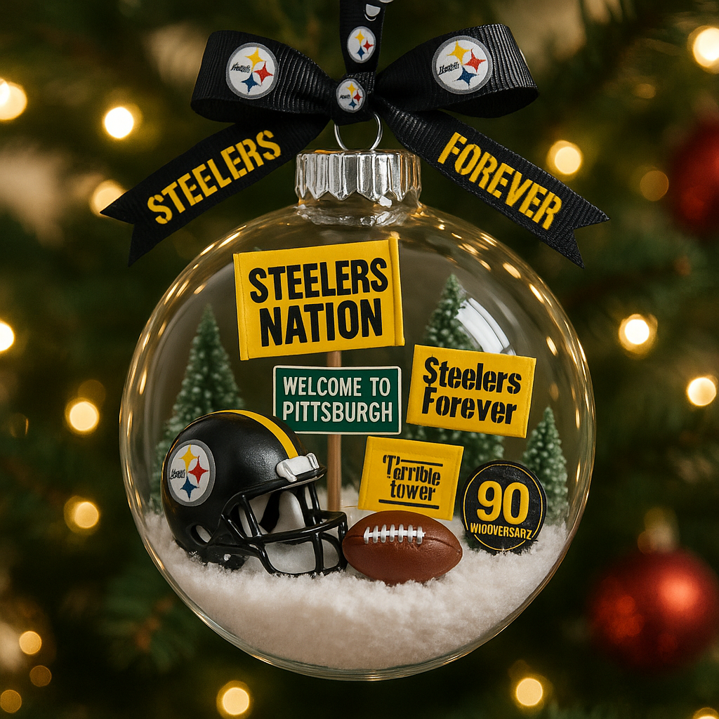 Pittsburgh Steelers Commemorative Christmas Ornament