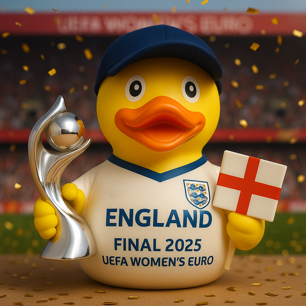 England - 2025 UEFA Womenโ€s Euro Champions Commemorative Rubber Duck