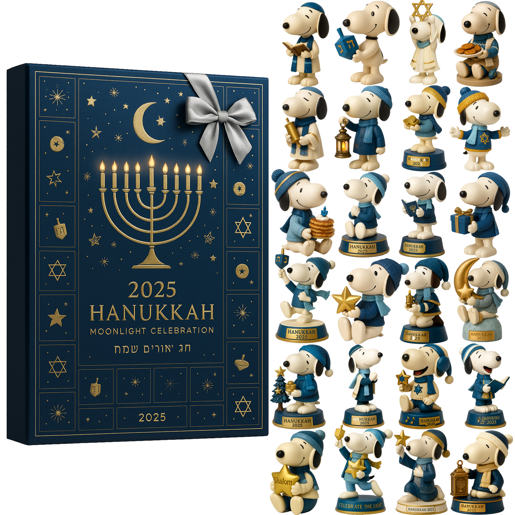 Hanukkah 2025 Advent Calendar – Moonlight Celebration Edition