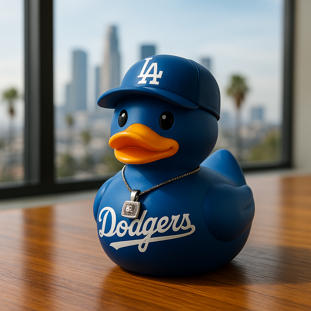 Los Angeles Dodgers Rubber Duck