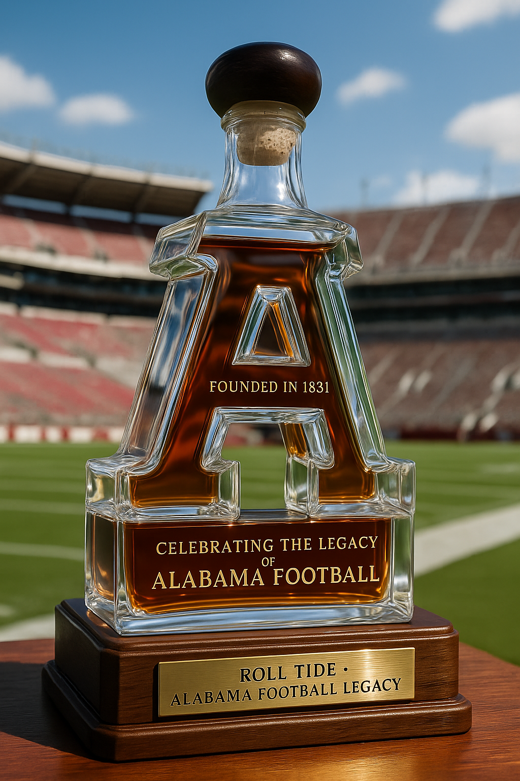 Alabama Crimson Tide “Legacy of Champions” Commemorative Decanter