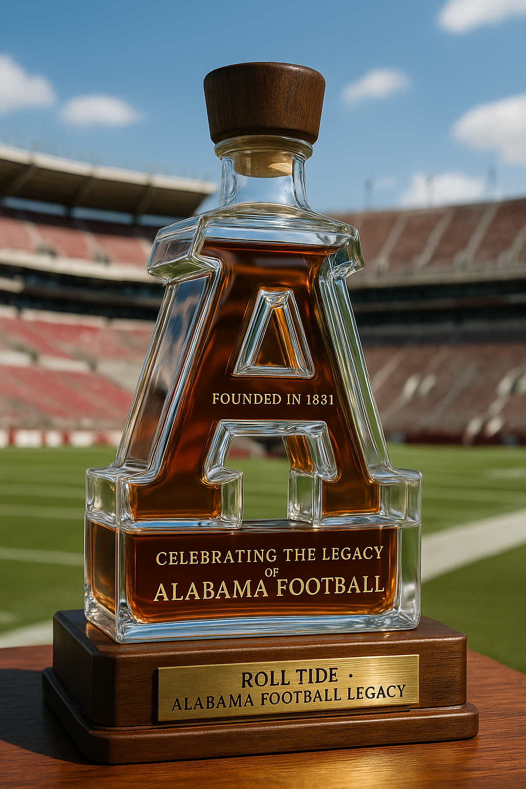 Alabama Crimson Tide “Legacy of Champions” Commemorative Decanter