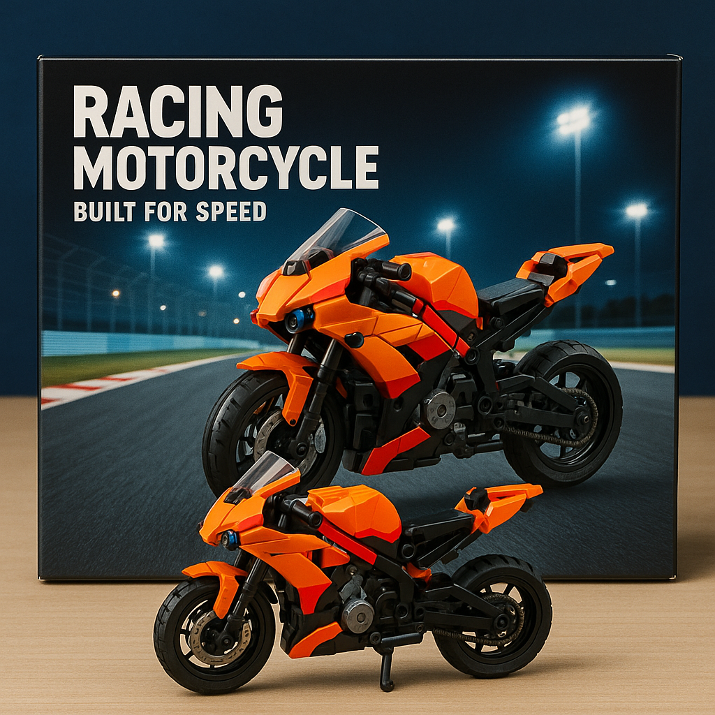 Racing Motorcycle Building Set – Built for Speed