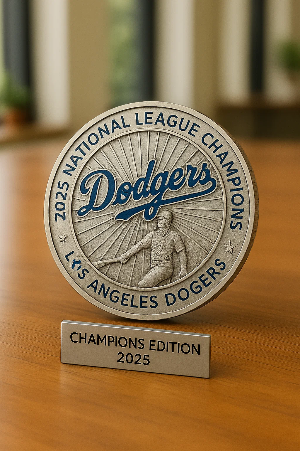 Los Angeles Dodgers 2025 National League Champions Coin