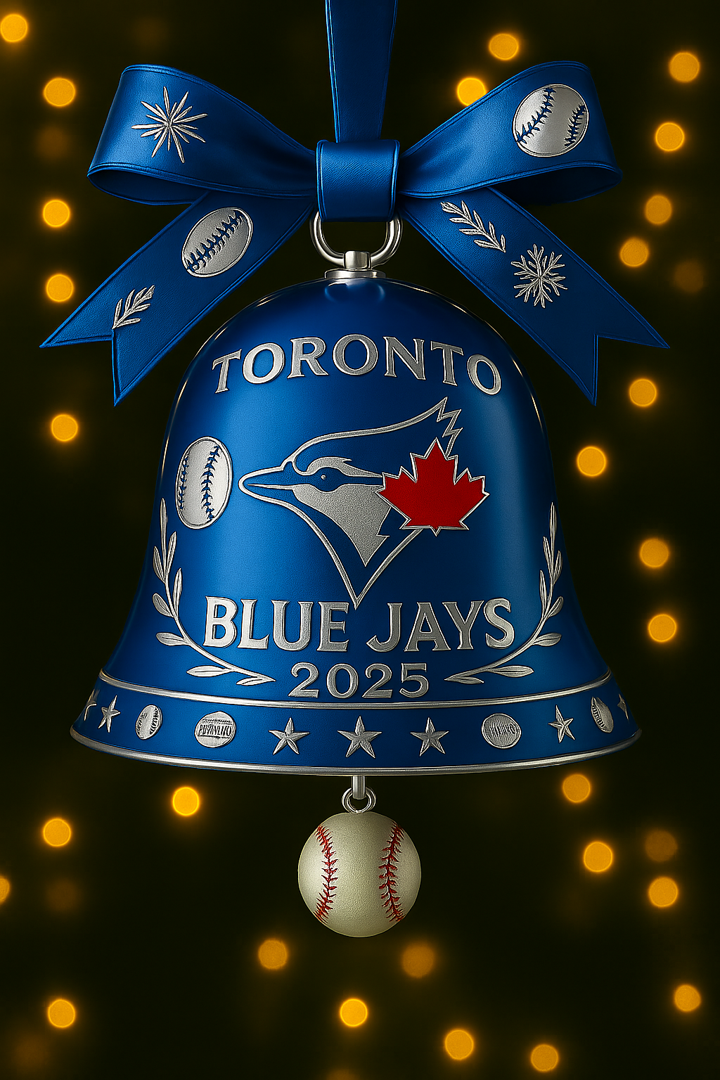 Toronto Blue Jays 2025 Commemorative Bell Ornament