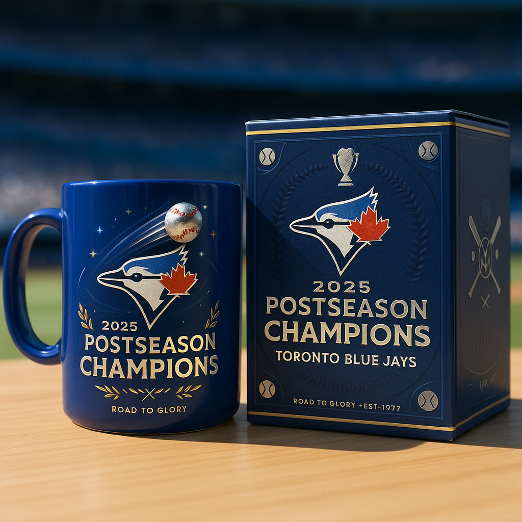 Toronto Blue Jays 2025 Postseason Champions “Road to Glory” Mug
